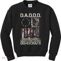 Daddd Gun Dads Against Daughters Dating Democrats Kids Sweatshirt thumb 0