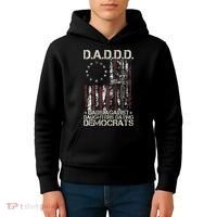 Daddd Gun Dads Against Daughters Dating Democrats Kids Hoodie thumb 4