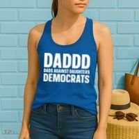 Daddd Gift Dads Against Daughters Dating Democrats Cool Gift Women's Tank Top thumb 2