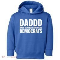Daddd Gift Dads Against Daughters Dating Democrats Cool Gift Toddler Hoodie thumb 0
