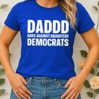 Daddd Gift Dads Against Daughters Dating Democrats Cool Gift Women's T-Shirt thumb 2