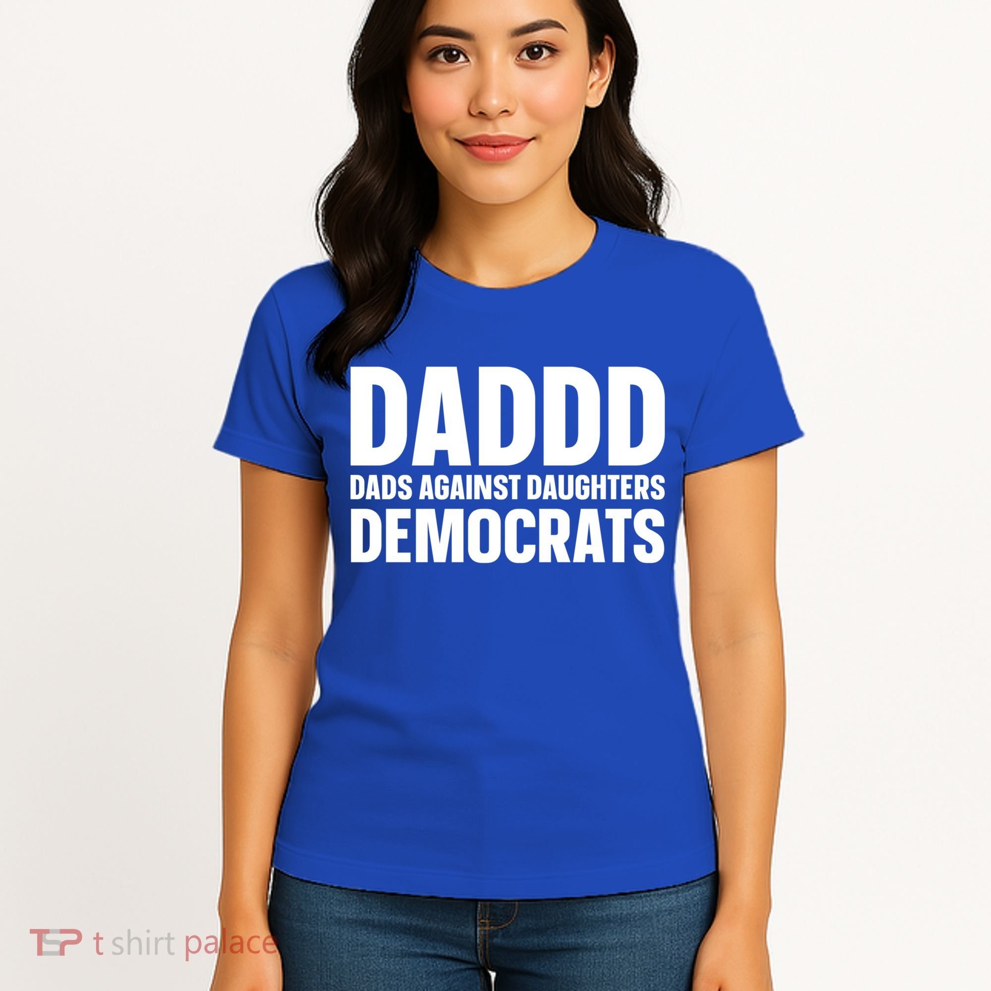 Daddd Gift Dads Against Daughters Dating Democrats Cool Gift Women's T-Shirt