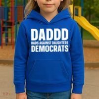 Daddd Gift Dads Against Daughters Dating Democrats Cool Gift Kids Hoodie thumb 3