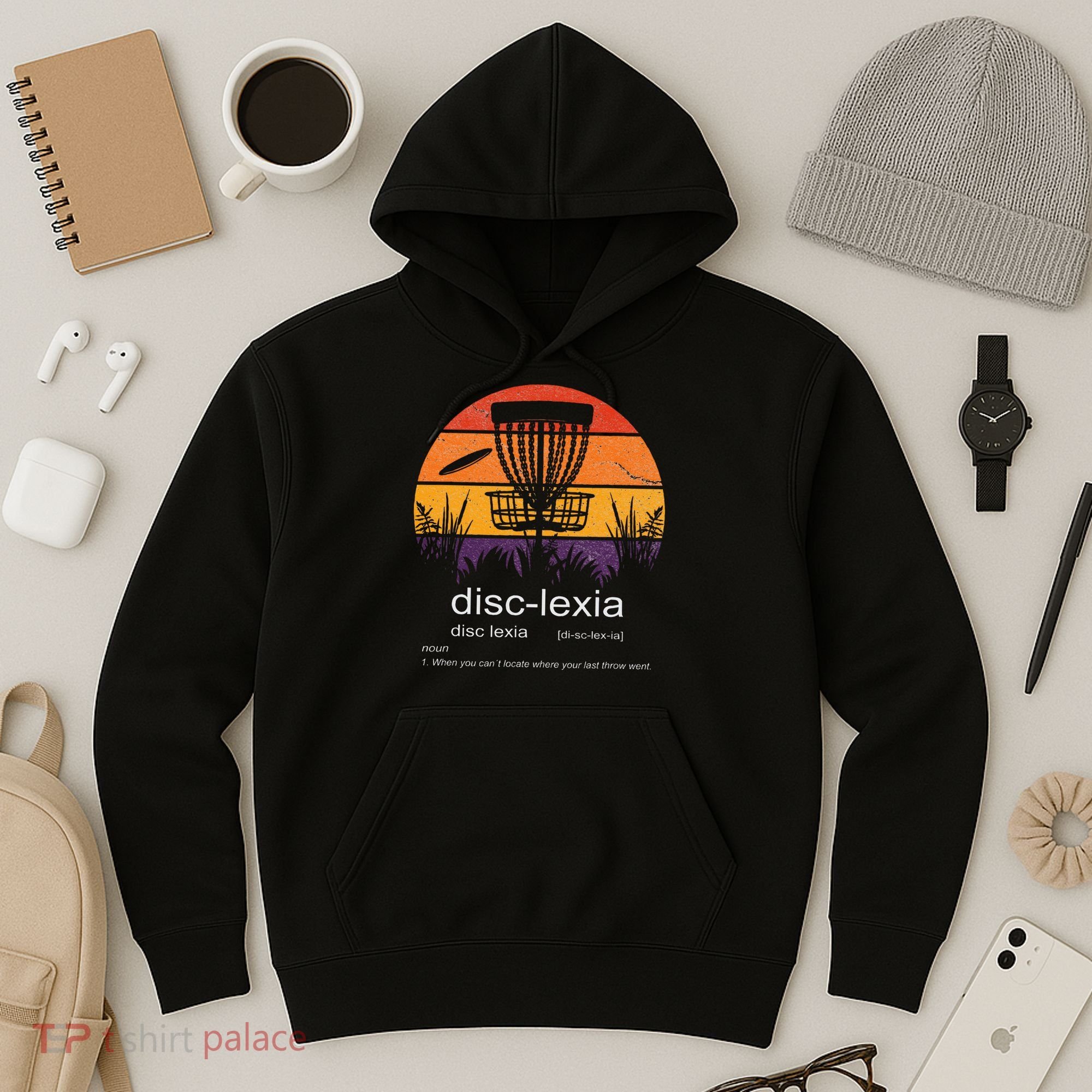Disc Golf disclexia disc golf meme funny disc golf Hoodie