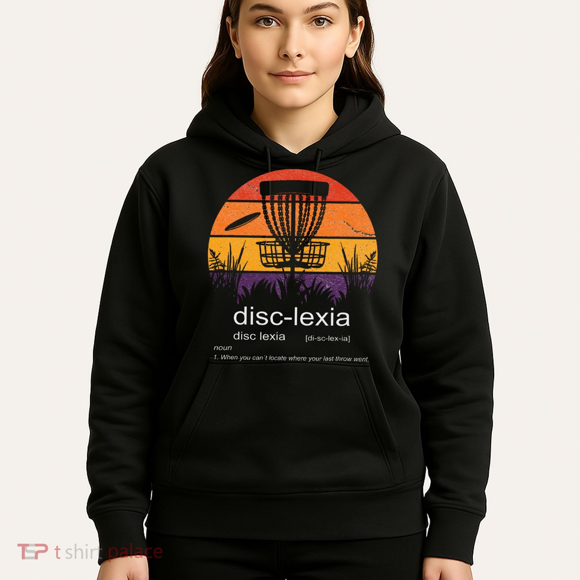 Disc Golf disclexia disc golf meme funny disc golf Hoodie