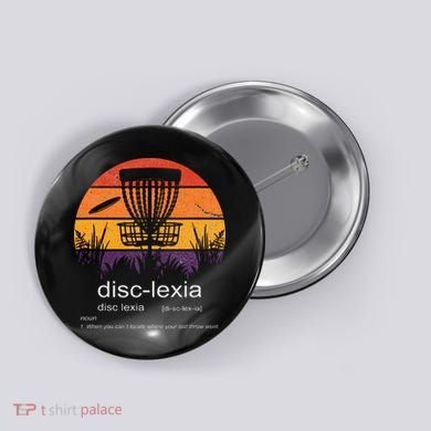 Disc Golf disclexia disc golf meme funny disc golf Button