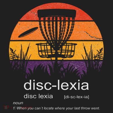 Disc Golf disclexia disc golf meme funny disc golf 40oz Vacuum Insulated Stainless Steel Travel Tumbler