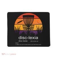 Disc Golf disclexia disc golf meme funny disc golf Mousepad thumb 0