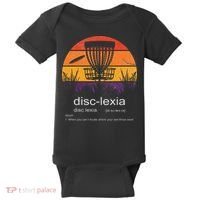 Disc Golf disclexia disc golf meme funny disc golf Baby Bodysuit thumb 0