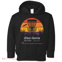Disc Golf disclexia disc golf meme funny disc golf Toddler Hoodie thumb 0