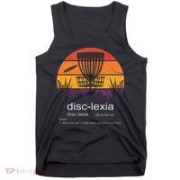 Disc Golf disclexia disc golf meme funny disc golf Tank Top thumb 0