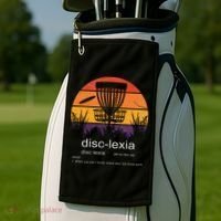 Disc Golf disclexia disc golf meme funny disc golf Golf Towel thumb 2