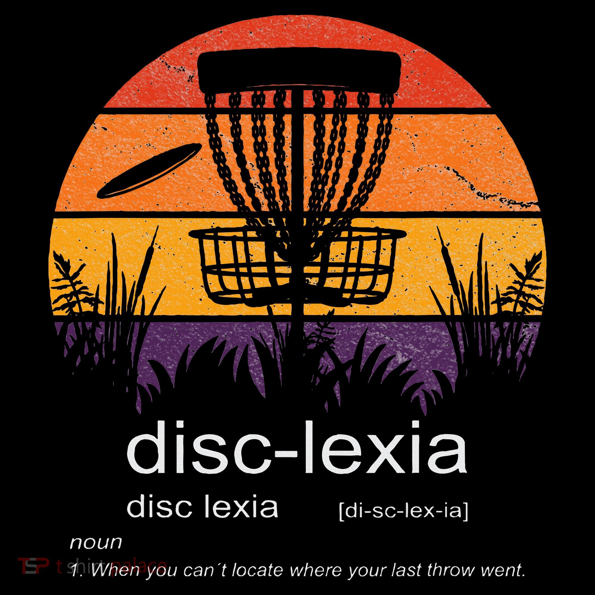 Disc Golf disclexia disc golf meme funny disc golf Kids Sweatshirt