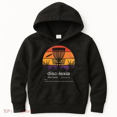 Disc Golf disclexia disc golf meme funny disc golf Kids Hoodie