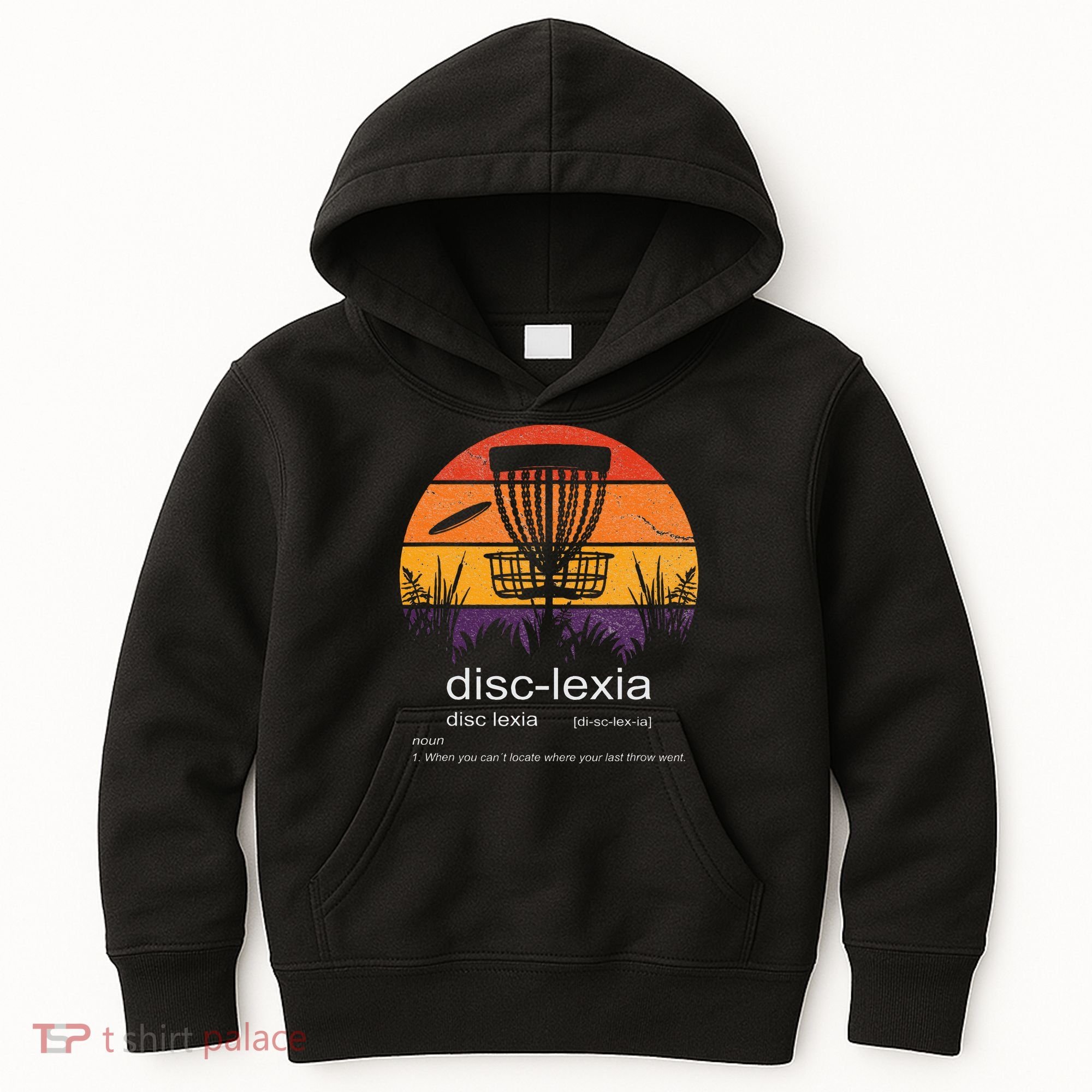 Disc Golf disclexia disc golf meme funny disc golf Kids Hoodie
