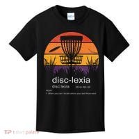 Disc Golf disclexia disc golf meme funny disc golf Kids T-Shirt thumb 0