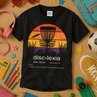 Disc Golf disclexia disc golf meme funny disc golf Kids T-Shirt thumb 3