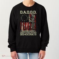 Daddd Gun Dads Against Daughters Dating Democrats On Back Women's Sweatshirt thumb 0