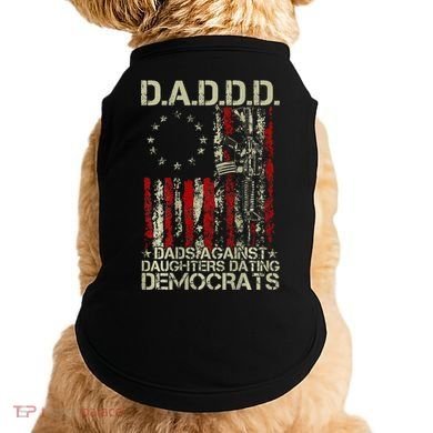 Daddd Gun Dads Against Daughters Dating Democrats On Back Doggie Tank