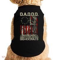 Daddd Gun Dads Against Daughters Dating Democrats On Back Doggie Tank thumb 0