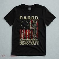 Daddd Gun Dads Against Daughters Dating Democrats On Back T-Shirt thumb 5