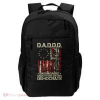 Daddd Gun Dads Against Daughters Dating Democrats On Back Backpack thumb 0