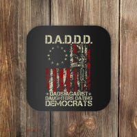 Daddd Gun Dads Against Daughters Dating Democrats On Back Coaster thumb 0