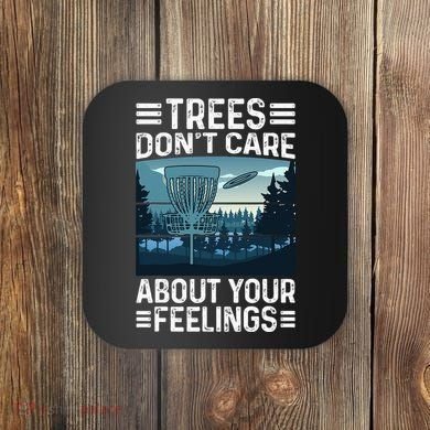 Disc Golf Design Art For  Disc Golf Player Coaster