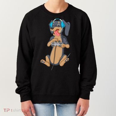 Dachshund Gamer Women's Sweatshirt
