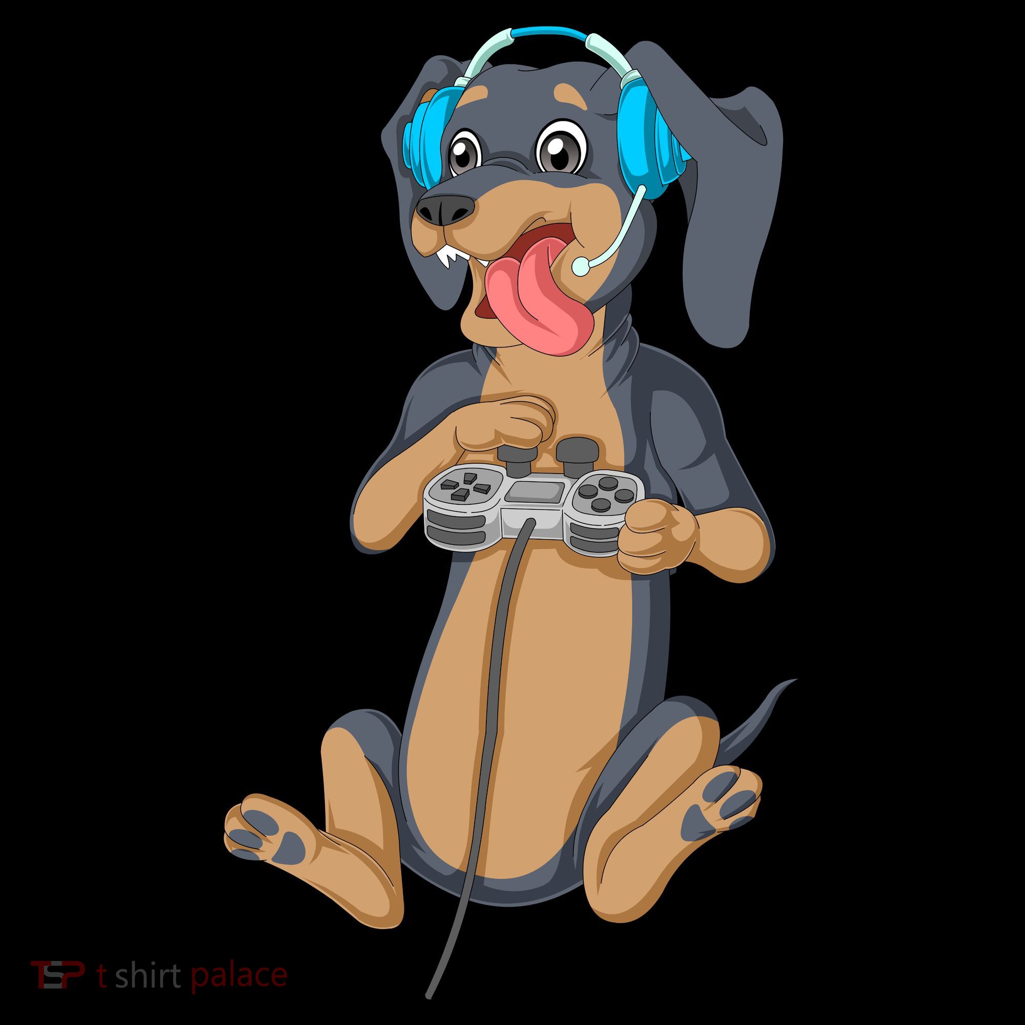 Dachshund Gamer Long Sleeve Shirt