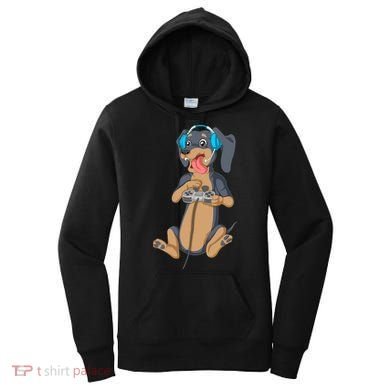 Dachshund Gamer Women's Hoodie
