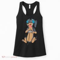 Dachshund Gamer Women's Tank Top thumb 0