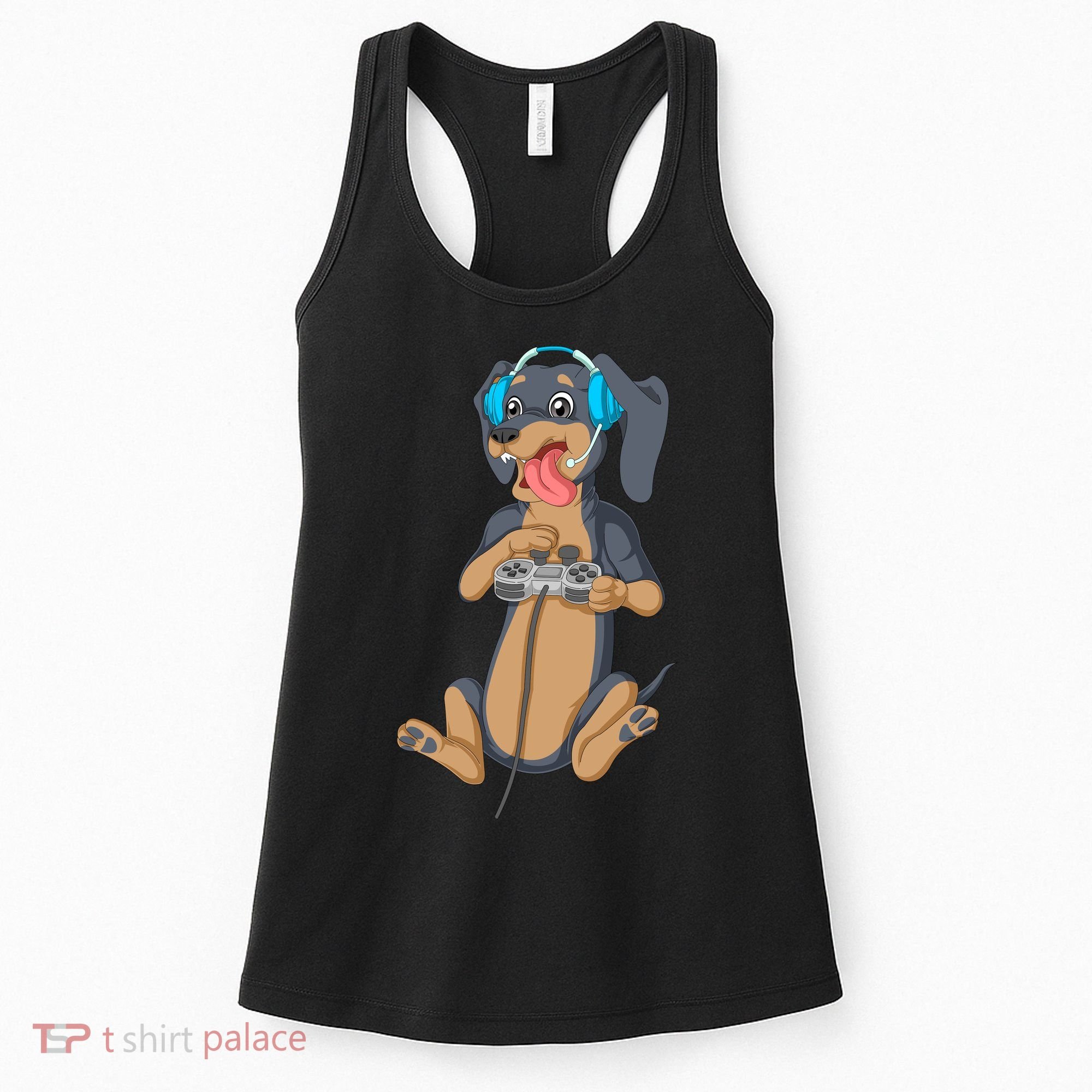 Dachshund Gamer Women's Tank Top