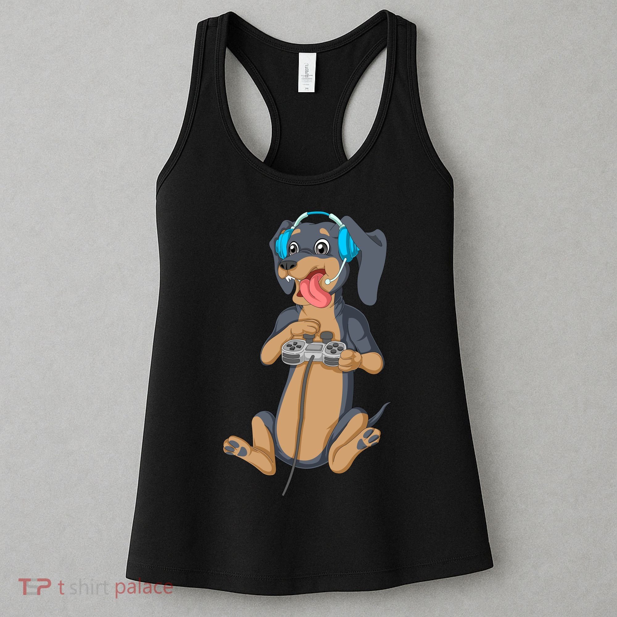 Dachshund Gamer Women's Tank Top