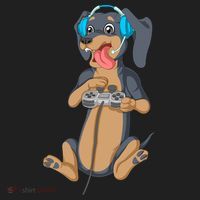 Dachshund Gamer Hat thumb 2