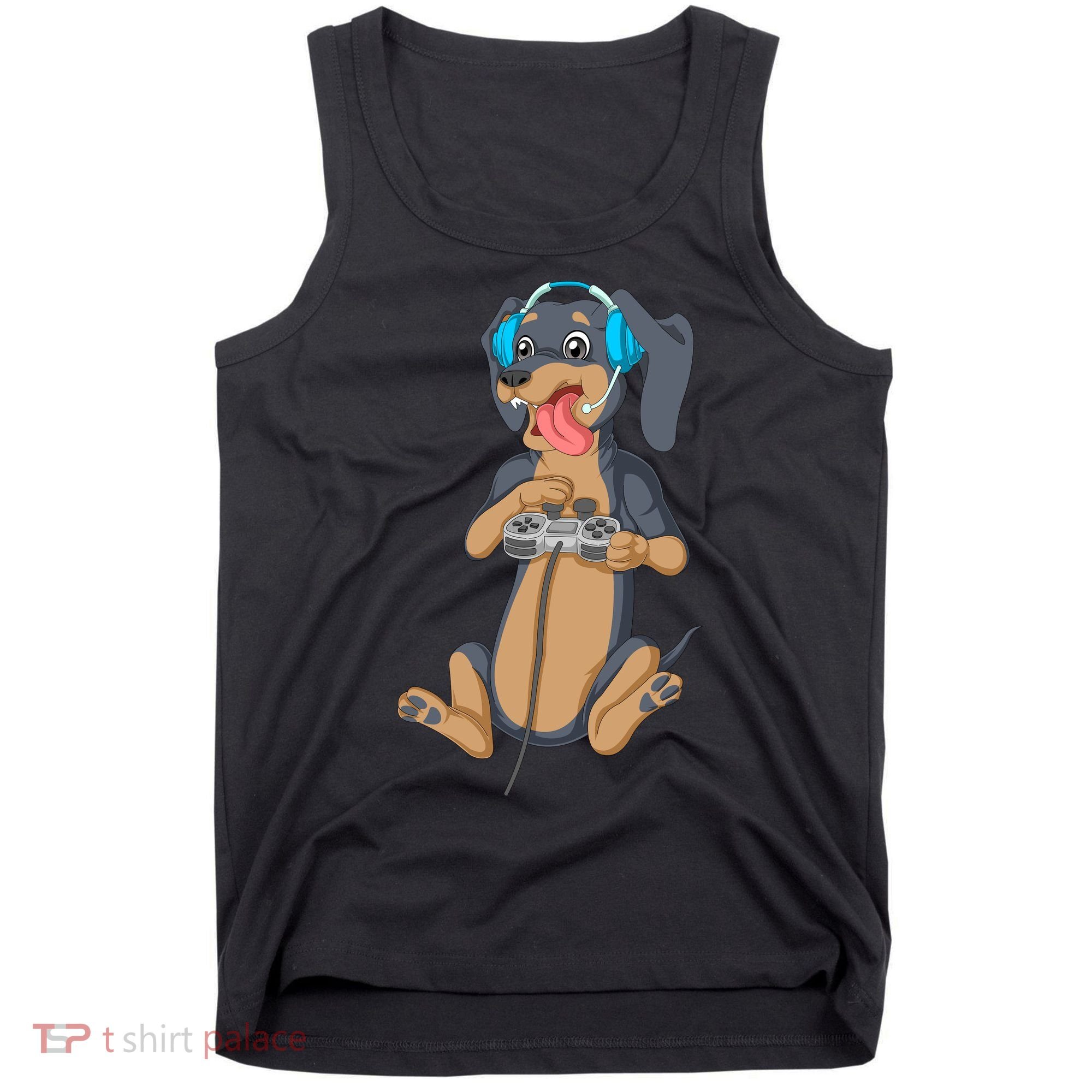 Dachshund Gamer Tank Top