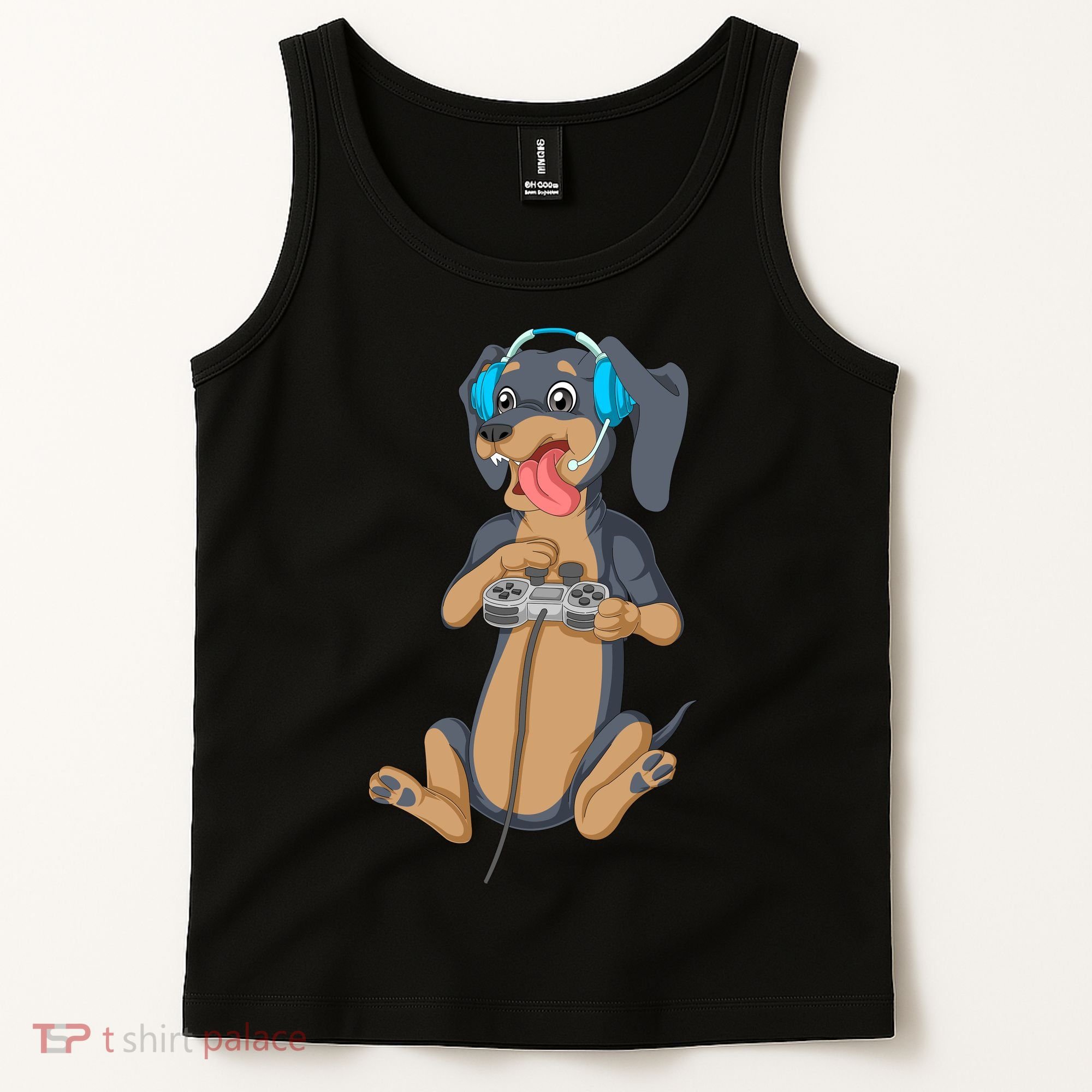 Dachshund Gamer Tank Top