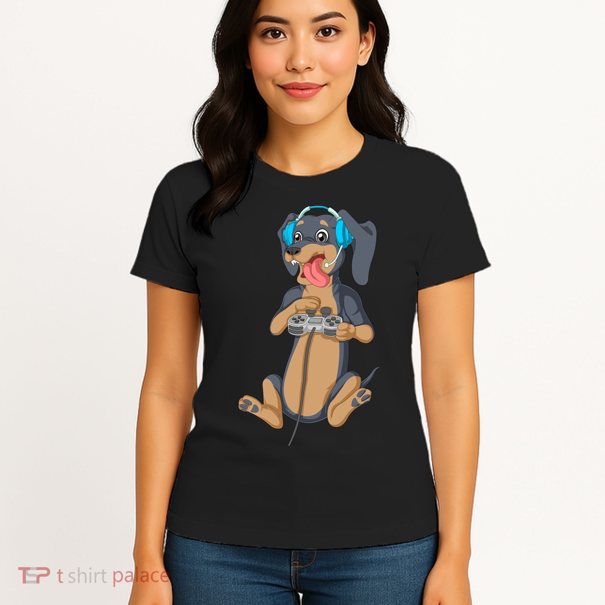 Dachshund Gamer Women's T-Shirt