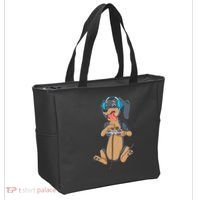 Dachshund Gamer Tote Bag thumb 2