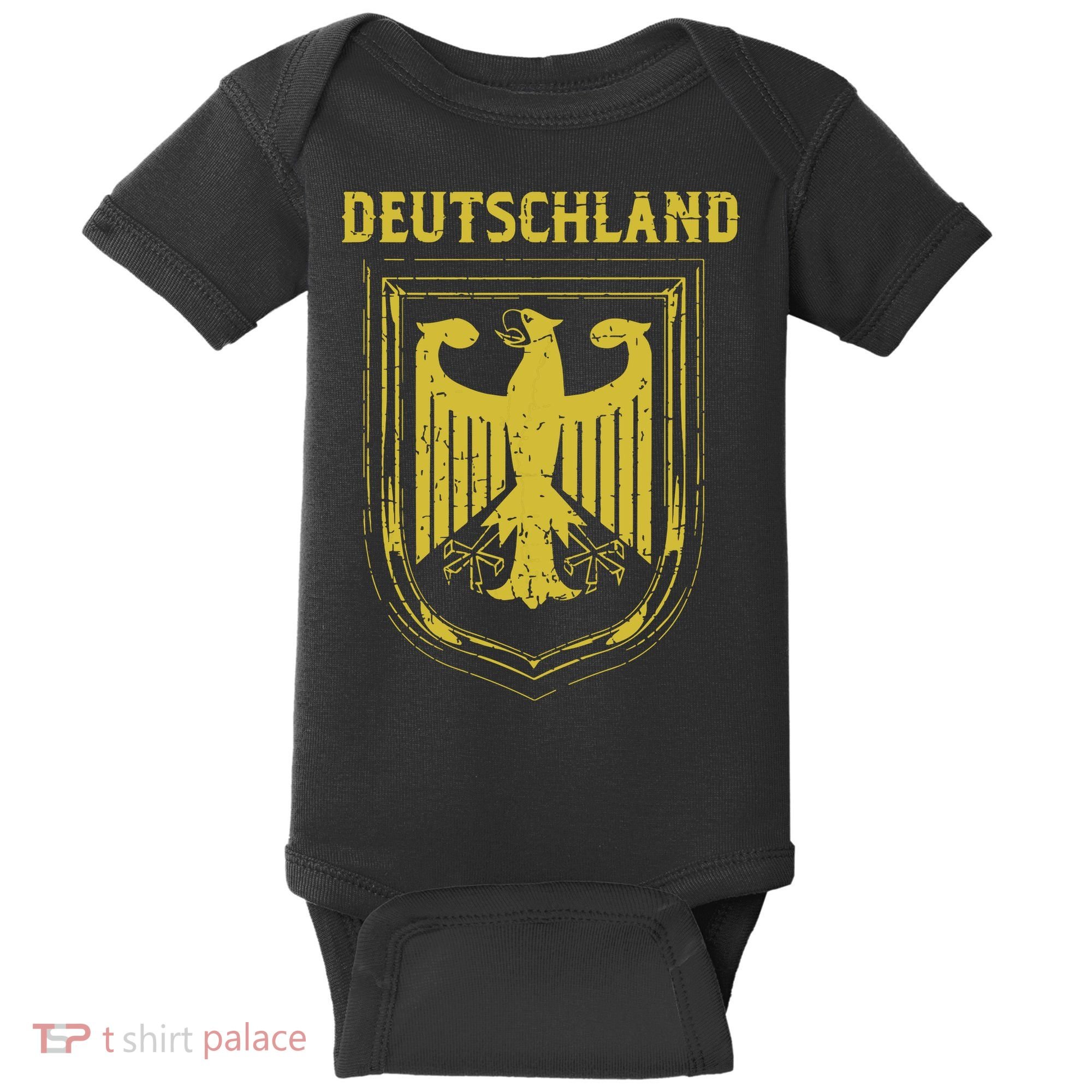 Deutschland Germany Eagle Nationalism Symbol Baby Bodysuit