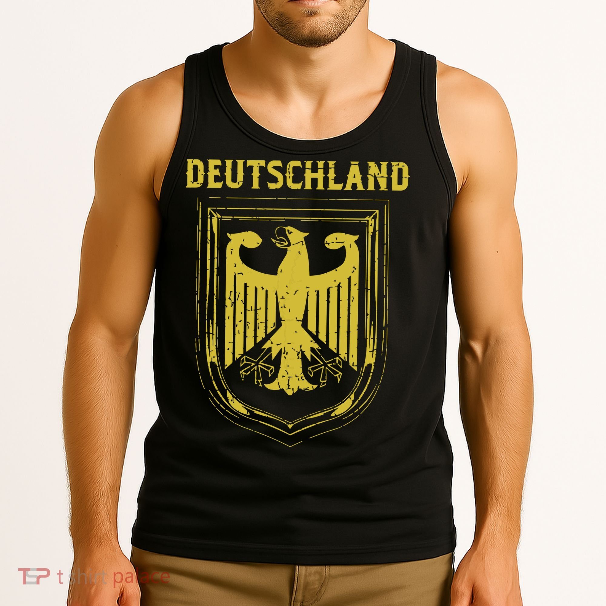 Deutschland Germany Eagle Nationalism Symbol Tank Top