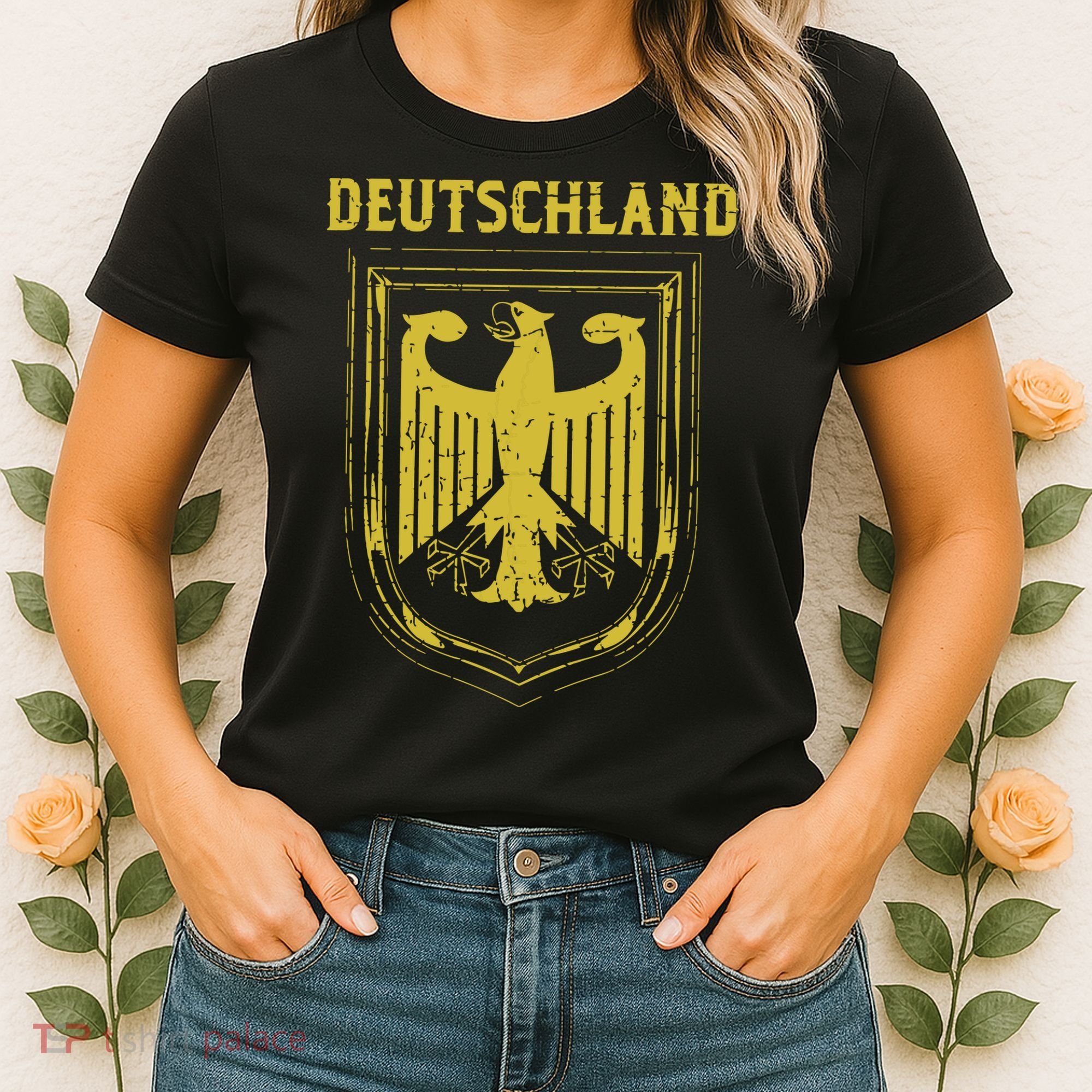 Deutschland Germany Eagle Nationalism Symbol Women's T-Shirt