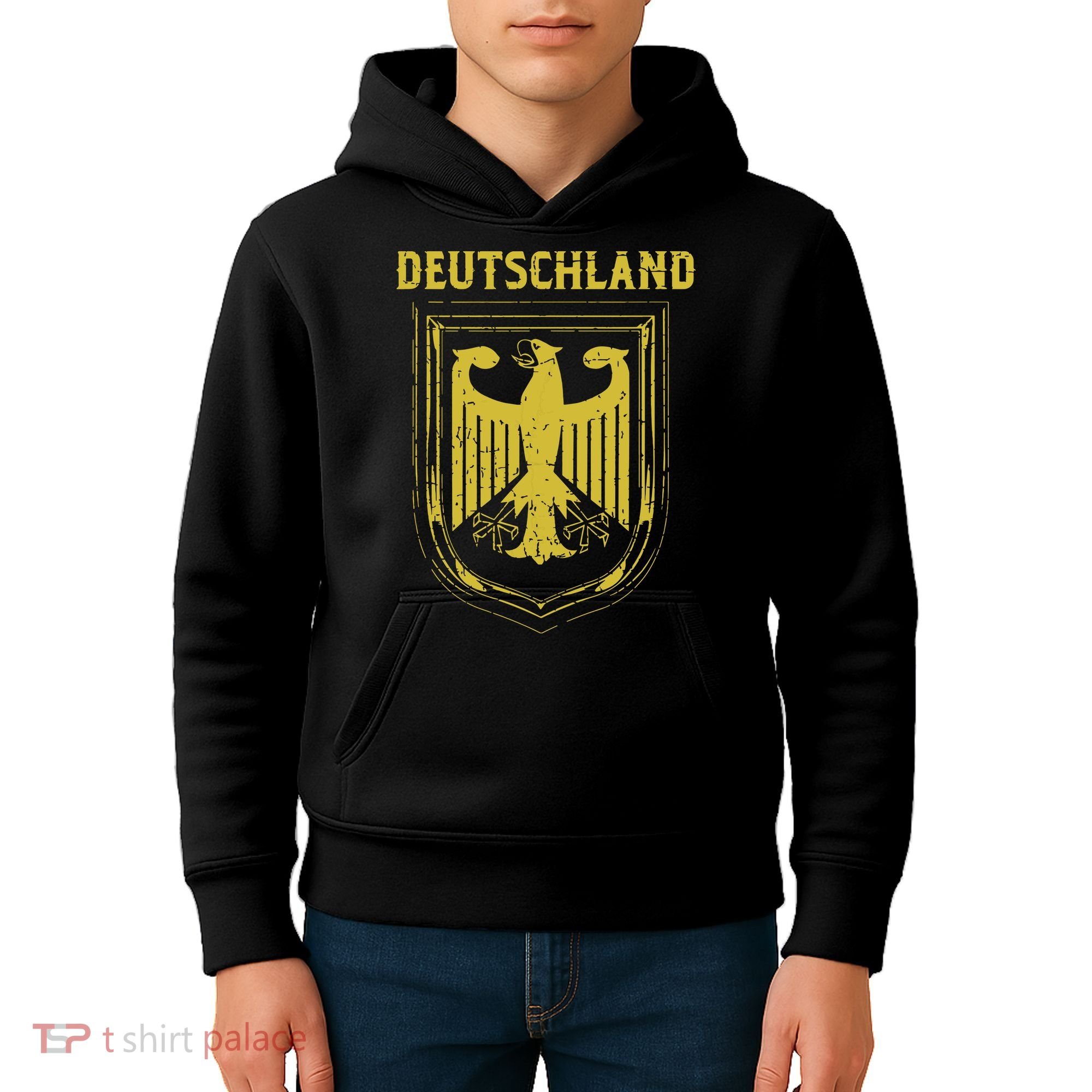 Deutschland Germany Eagle Nationalism Symbol Kids Hoodie
