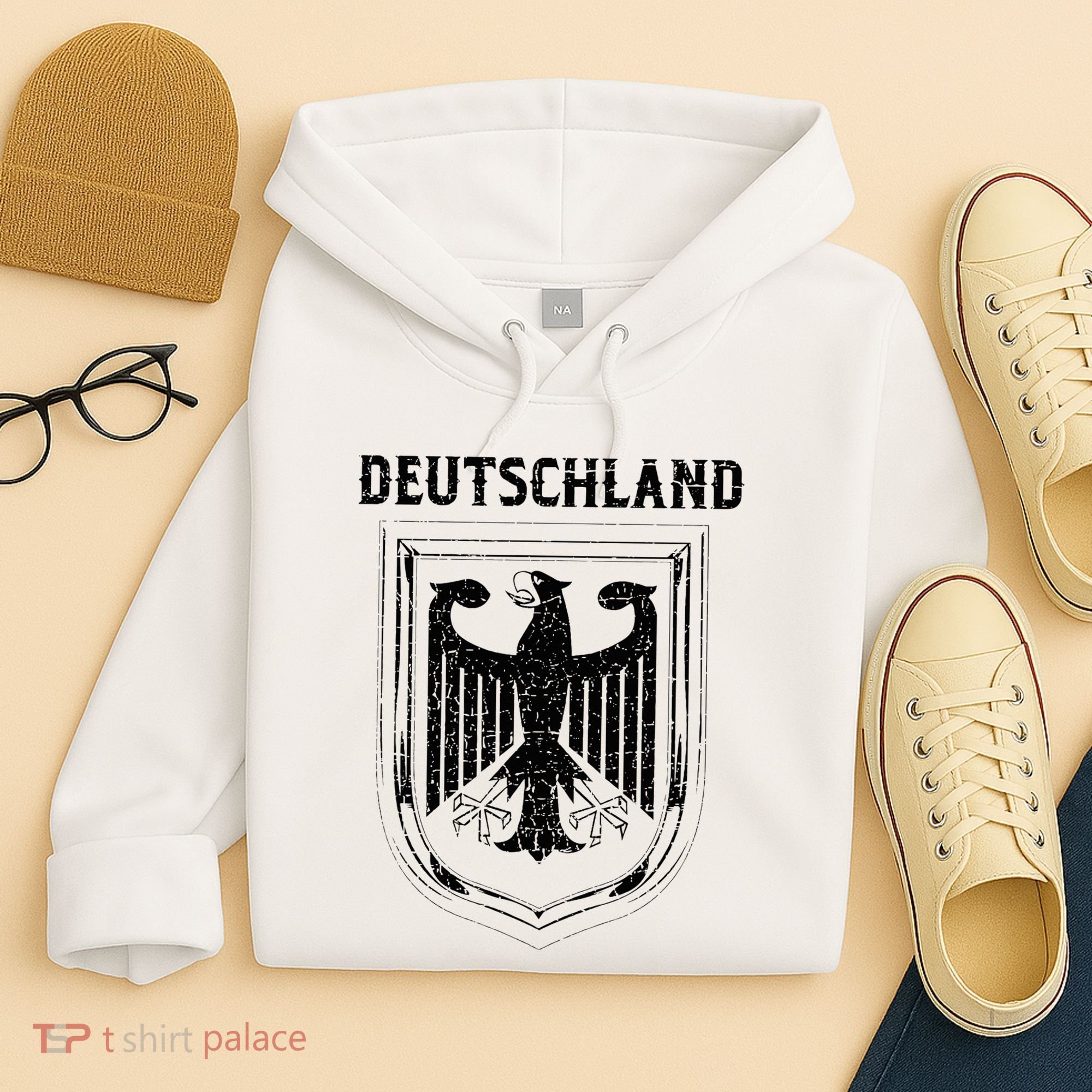 Deutschland Germany Eagle Nationalism Symbol Hoodie