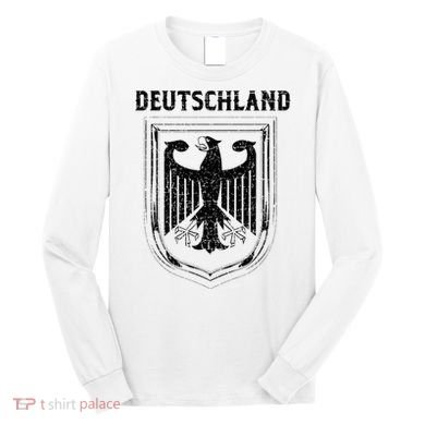 Deutschland Germany Eagle Nationalism Symbol Long Sleeve Shirt