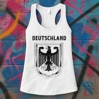 Deutschland Germany Eagle Nationalism Symbol Women's Tank Top thumb 3