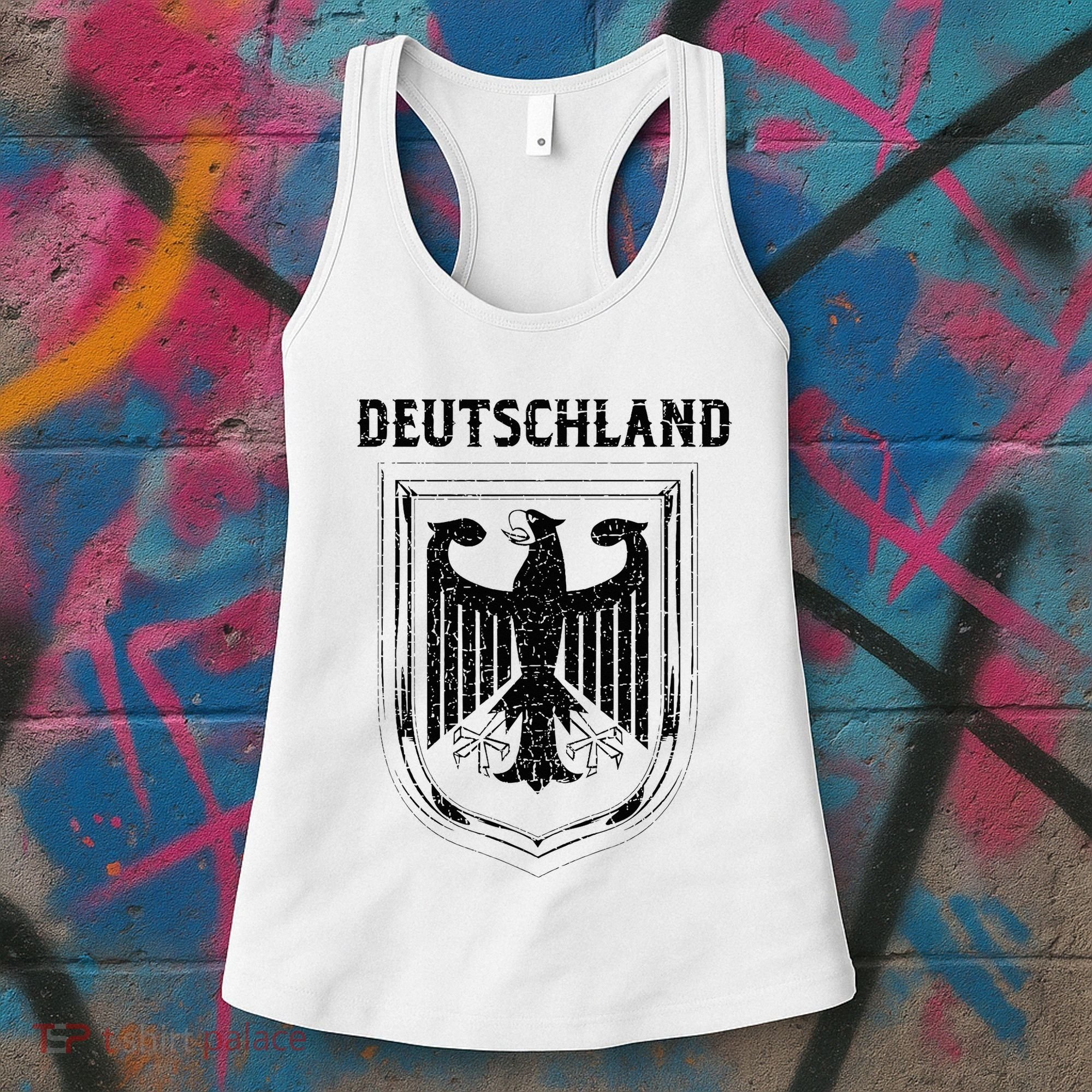 Deutschland Germany Eagle Nationalism Symbol Women's Tank Top