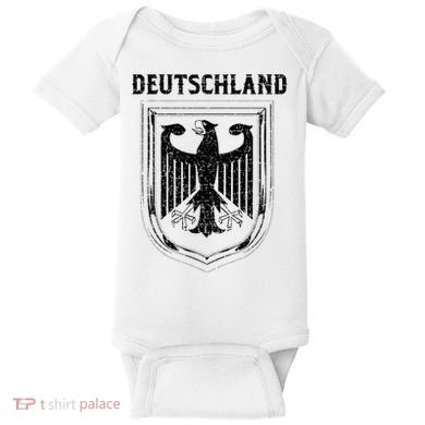 Deutschland Germany Eagle Nationalism Symbol Baby Bodysuit