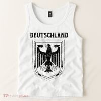 Deutschland Germany Eagle Nationalism Symbol Tank Top thumb 2