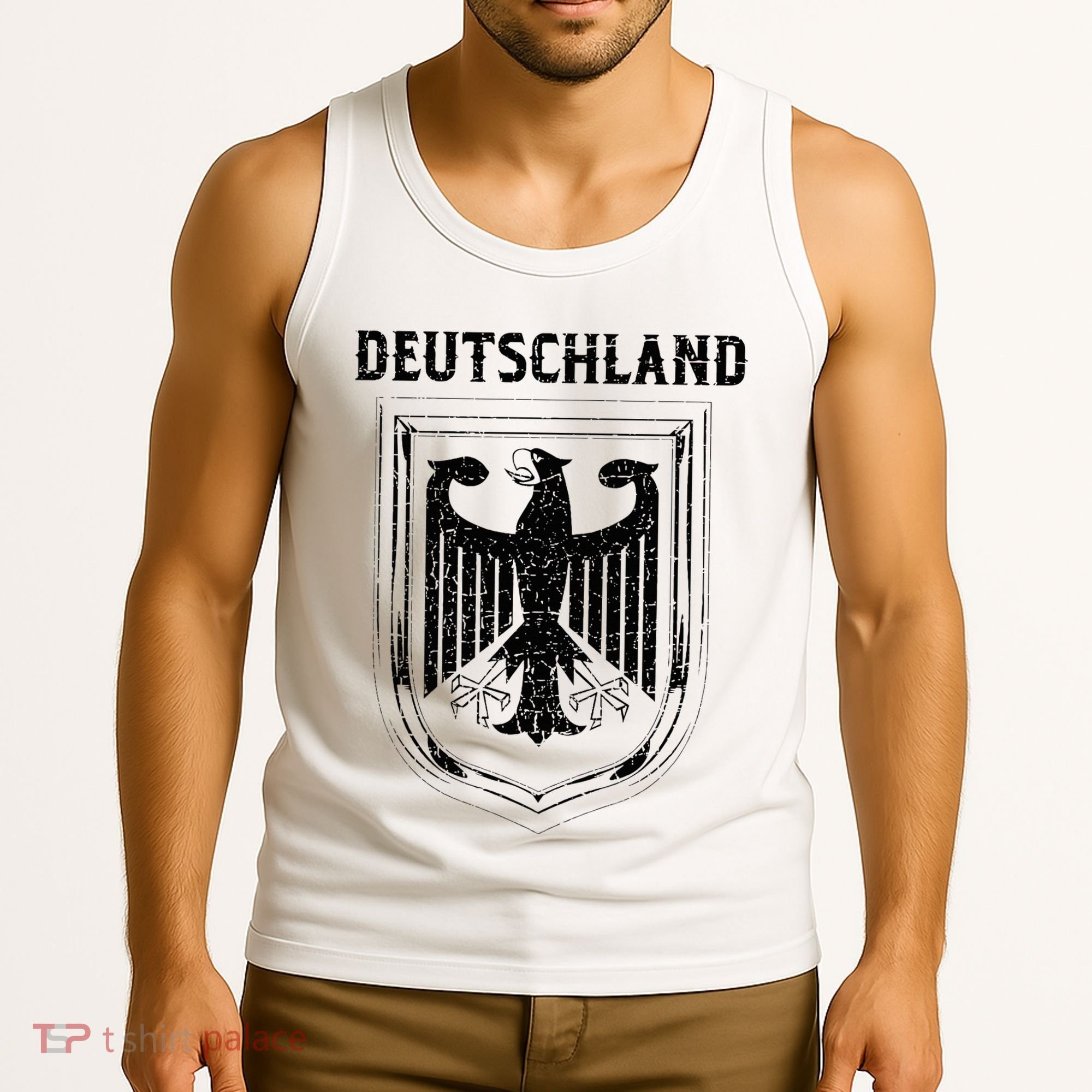 Deutschland Germany Eagle Nationalism Symbol Tank Top